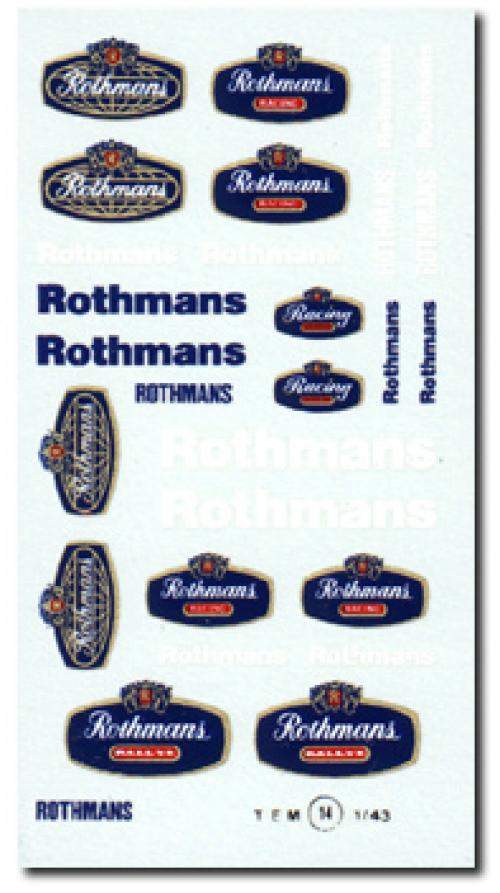 VIRAGES Rothmans 1/43